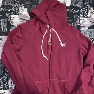 PINK zip up sweatshirt